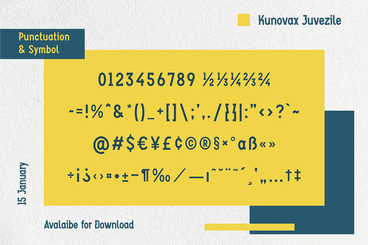 Kunovax Juvezile, a Font by Kreabie (Photo 8 of 10)