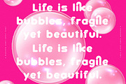Bubble Fantasy Playful Sans Serif, a Sans Serif Font by AmorfaType (Thumbnail 5 of 10)