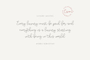 Lucylane - Signature Typeface, a Script Font by Craft Supply Co. (Thumbnail 6 of 13)