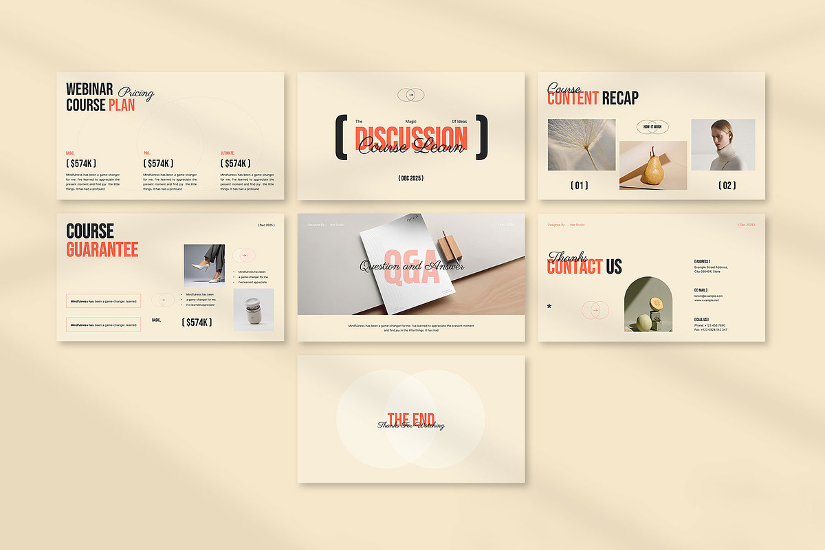 Webinar Slide Deck Presentation, a Presentation Template by KreateTribe (Photo 3 of 5)