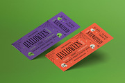 Halloween Party Ticket, a Card Template by graphicook (Thumbnail 1 of 3)
