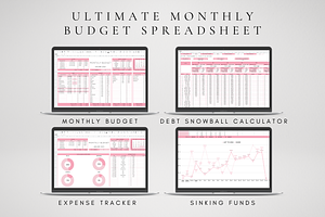 Ultimate Monthly Budget Spreadsheet