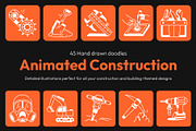 Animated Construction Drawings, a Person Illustration by Vectors Market (Thumbnail 1 of 5)