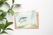 Watercolor Oceans, an Animal Illustration by Budogoshch (Thumbnail 9 of 11)