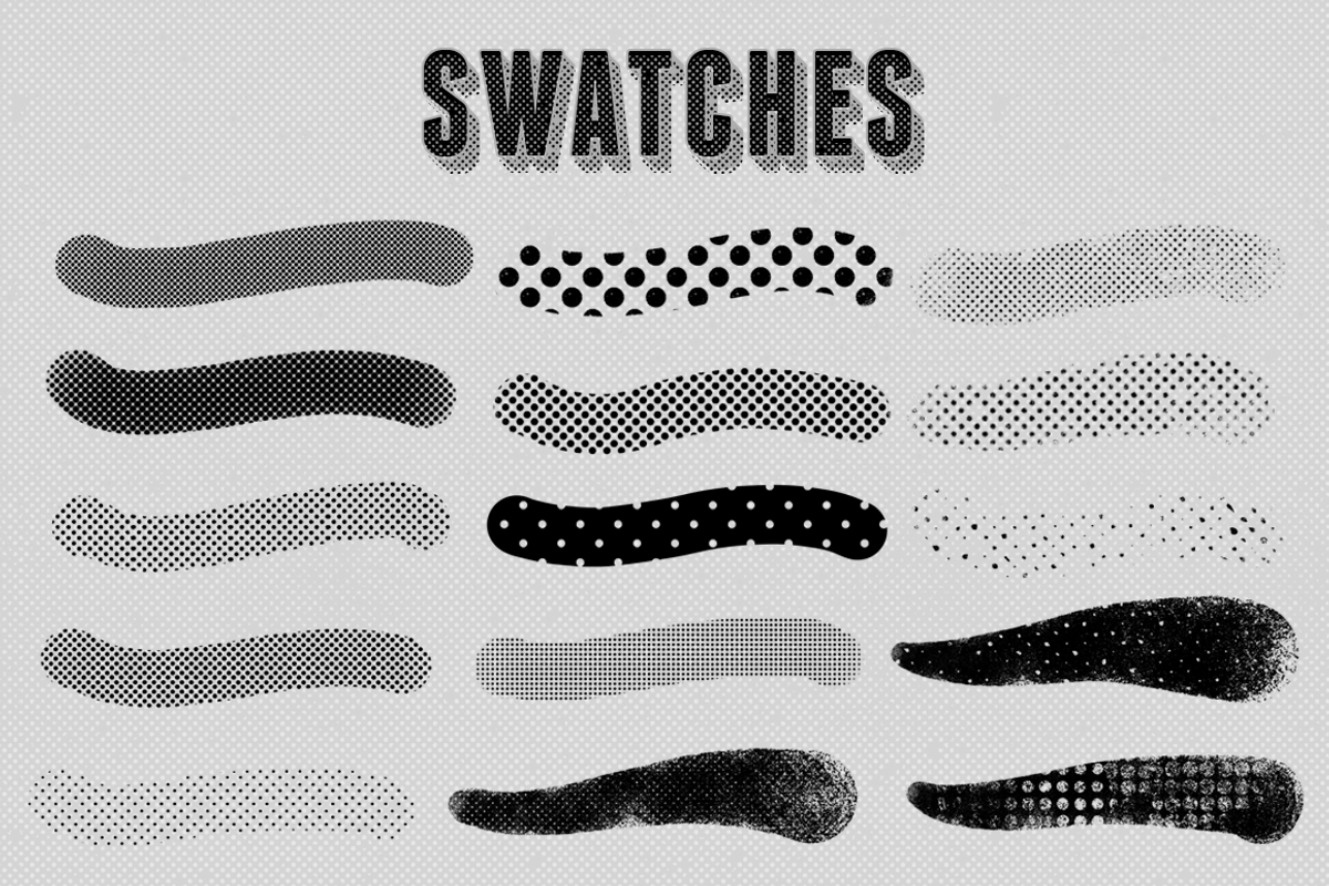Halftone Procreate Brushes preview 3