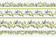 Olive Branches Watercolor Clipart, a Food Illustration by YarovaArt (Thumbnail 25 of 28)