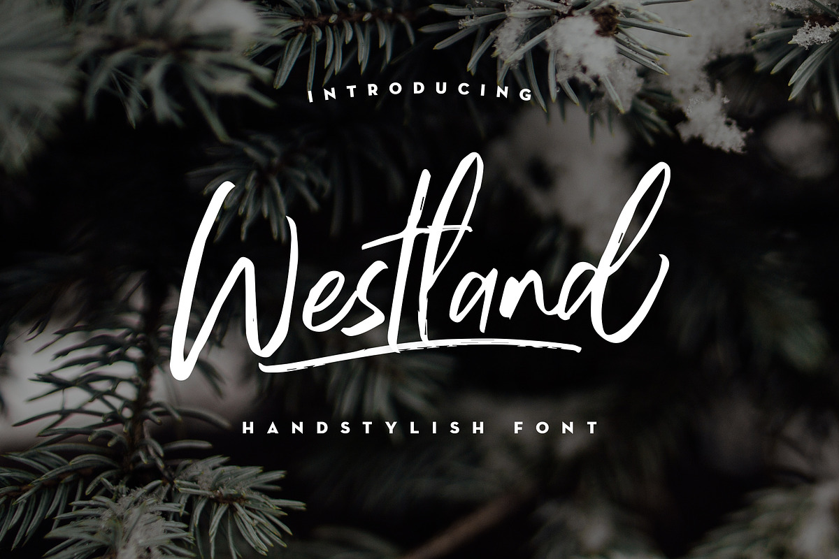 Westland Handstylish Font