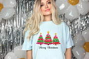 Glitter Patchwork Christmas Tree Png, an Illustration by designcity5 (Thumbnail 7 of 8)