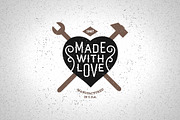 Vintage Label Made With Love, an Illustration by Ezepov (Thumbnail 1 of 3)