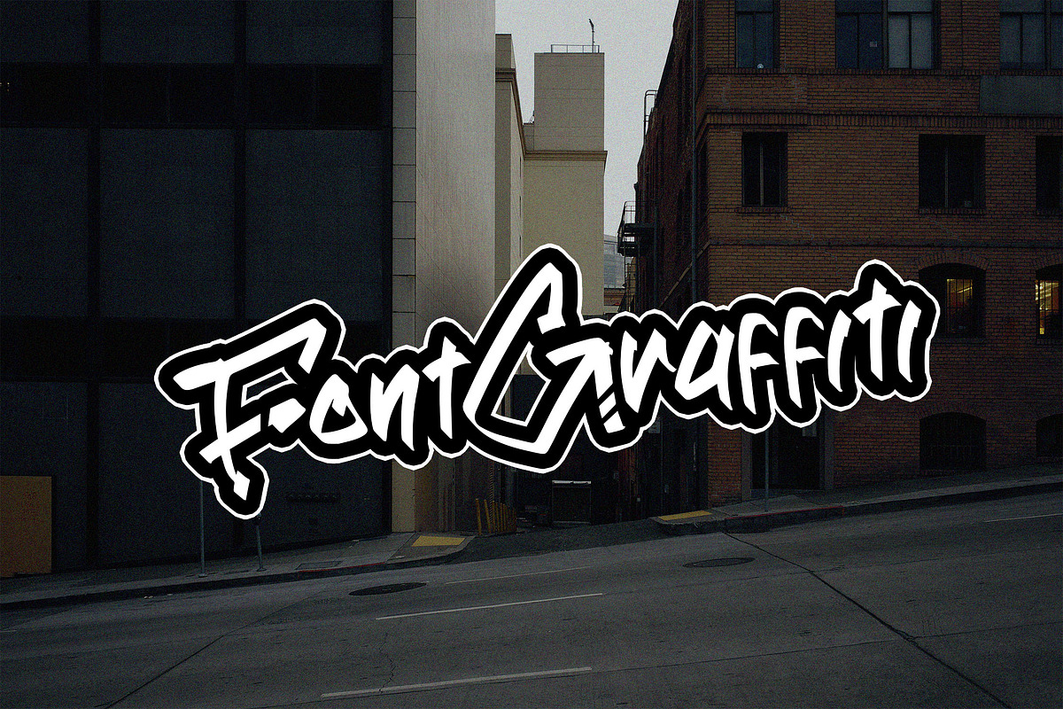 Rattenca - Graffiti Font, a Script Font by NTC Graphic (Photo 3 of 9)