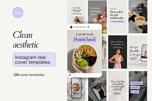 Instagram reel cover templates