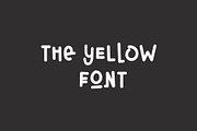 The Yellow Font, a Script Font by Sven Pels (Thumbnail 1 of 6)