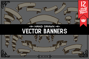 Hand Drawn Banners Set1