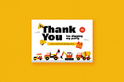 Construction Birthday Invitation 2, an Invitation Template by Vynetta (Thumbnail 2 of 3)