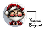 Whimsical Santa Claus Sublimation, an Illustration by Pixels.Craft (Thumbnail 2 of 6)