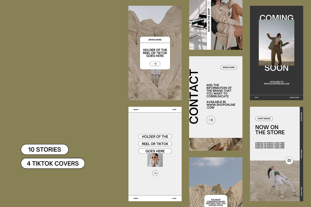 Social Media Kit | Story templates, a Social Media Template by Mila Estudio (Photo 3 of 5)