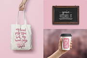 Adorbs, a monoline script font, a Handwritten Font by Rachel White Art (Thumbnail 5 of 10)