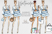 Chic Shopping Girl, an Object Illustration by creativeDi (Thumbnail 2 of 4)