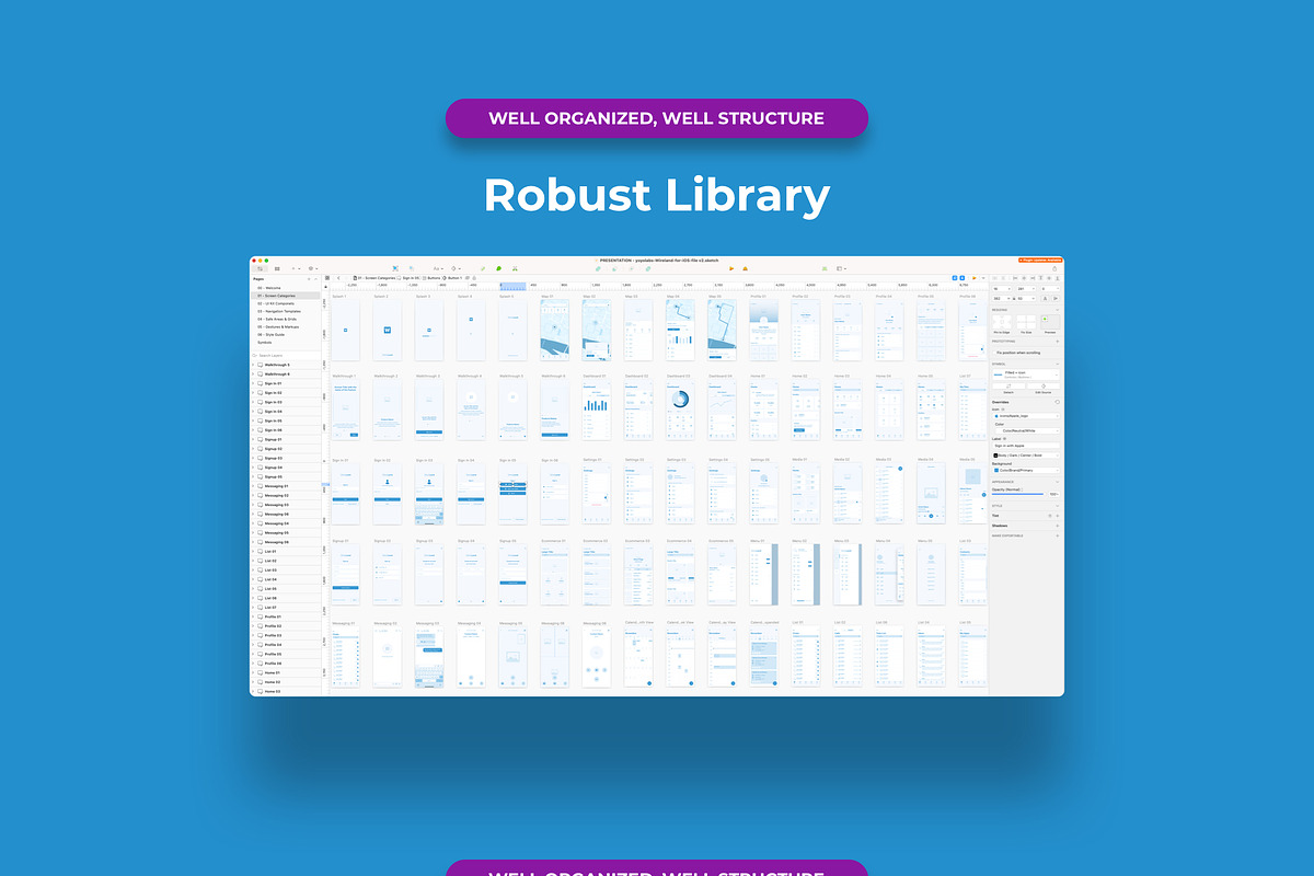 iOS 14 Wireframe Library, a Wireframe Template by UI Design Resource (Photo 2 of 9)