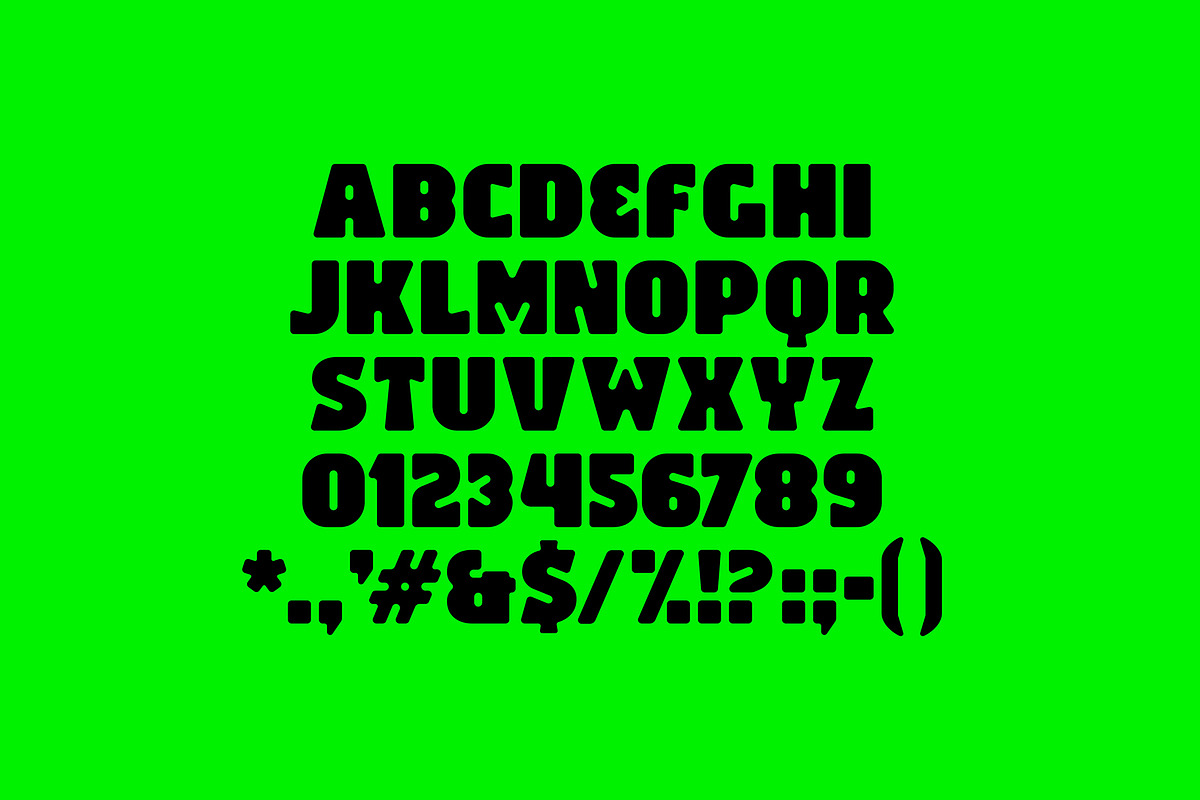 Neon Demon Font preview 3