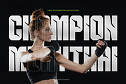 Monvark - Modern Condensed Sport Fo, a Font by Flawless And Co (Thumbnail 2 of 10)