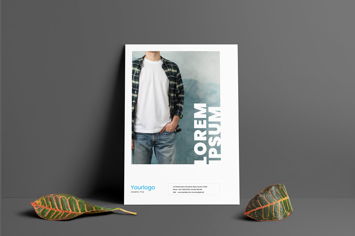 Minimalist Protfolio 3in 1 Flyer, a Flyer Template by evgenystudio (Photo 3 of 3)