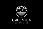 Green Tea Matcha Leaves Logo Design, a Branding & Logo Template by Buqancreative (Thumbnail 4 of 4)