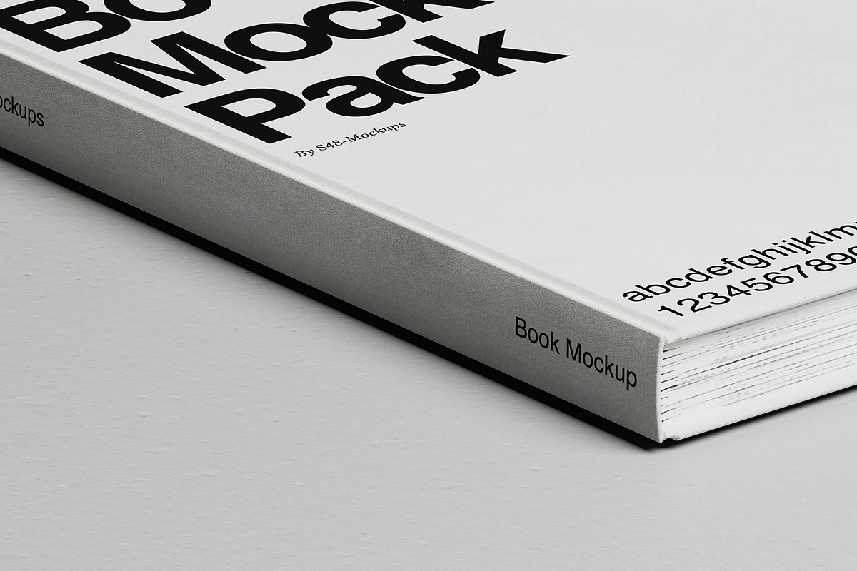 Mockup Pack - Minimal Book Covers, a Print Template by S48 Mockups (Photo 3 of 8)