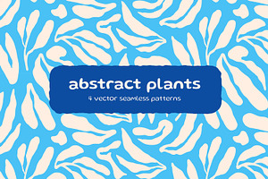Abstract leaves, seamless patterns, a Pattern Graphic by Good Studio
