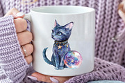 Halloween Black Cats Clipart, an Illustration by Rose Art (Thumbnail 6 of 7)
