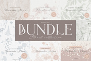 BUNDLE Floral watercolor paper, a Texture Illustration by Anna Sokol (Thumbnail 71 of 71)