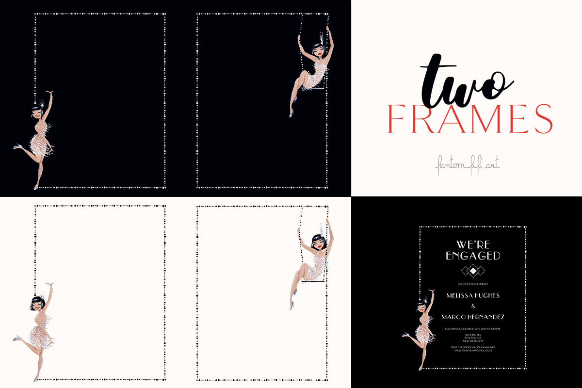 Cheeky flappers collection, an Illustration by Fantom Fifi Art (Photo 5 of 7)