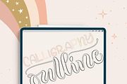 Joyful Procreate Brush Calligraphy, a Brush Add-On by HowJoyful  (Thumbnail 9 of 44)