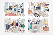 Boutique interior with furnishings, a Decorative Illustration by Good Studio (Thumbnail 1 of 4)
