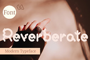 Reverberate Modern Sans Serif Font, a Sans Serif Font by Yiru Chen Studio (Thumbnail 1 of 11)