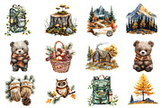 Watercolor Alpine Autumn Clipart, an Illustration by Designworld (Thumbnail 3 of 5)