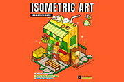 Procreate Isometric Islands Pack, a Brush Add-On by Artbykimmyw (Thumbnail 7 of 10)