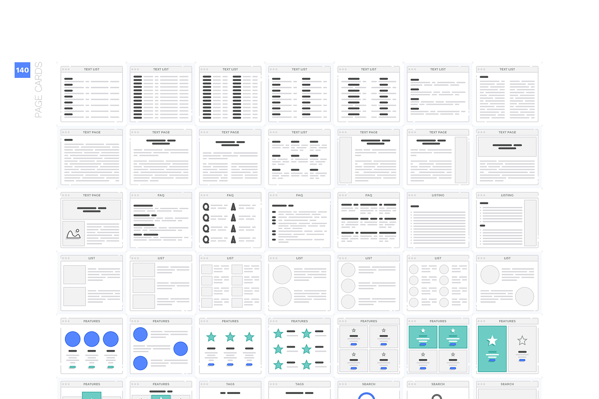 378 UX Cards - Flowchart & Sitemap, a Device Mockup by The UI Shop (Photo 8 of 10)