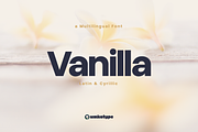 Vanilla Logo Font, a Sans Serif Font by alpercakici (Thumbnail 1 of 6)