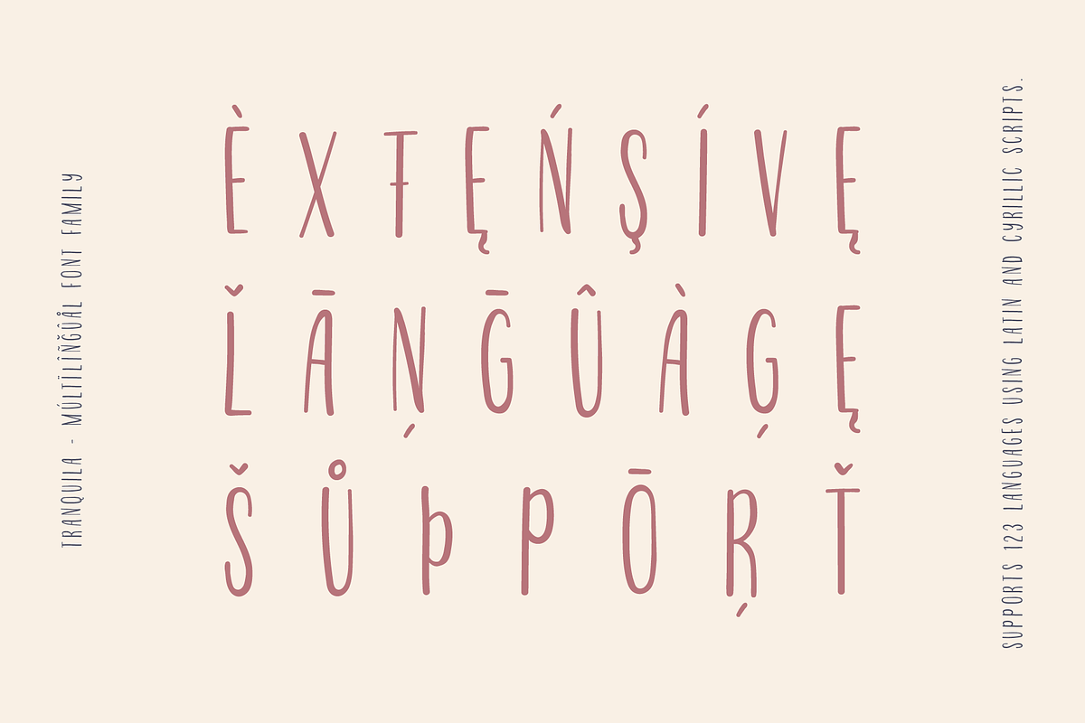 Tranquila Handwritten Font Family, a Script Font by alpercakici (Photo 8 of 15)