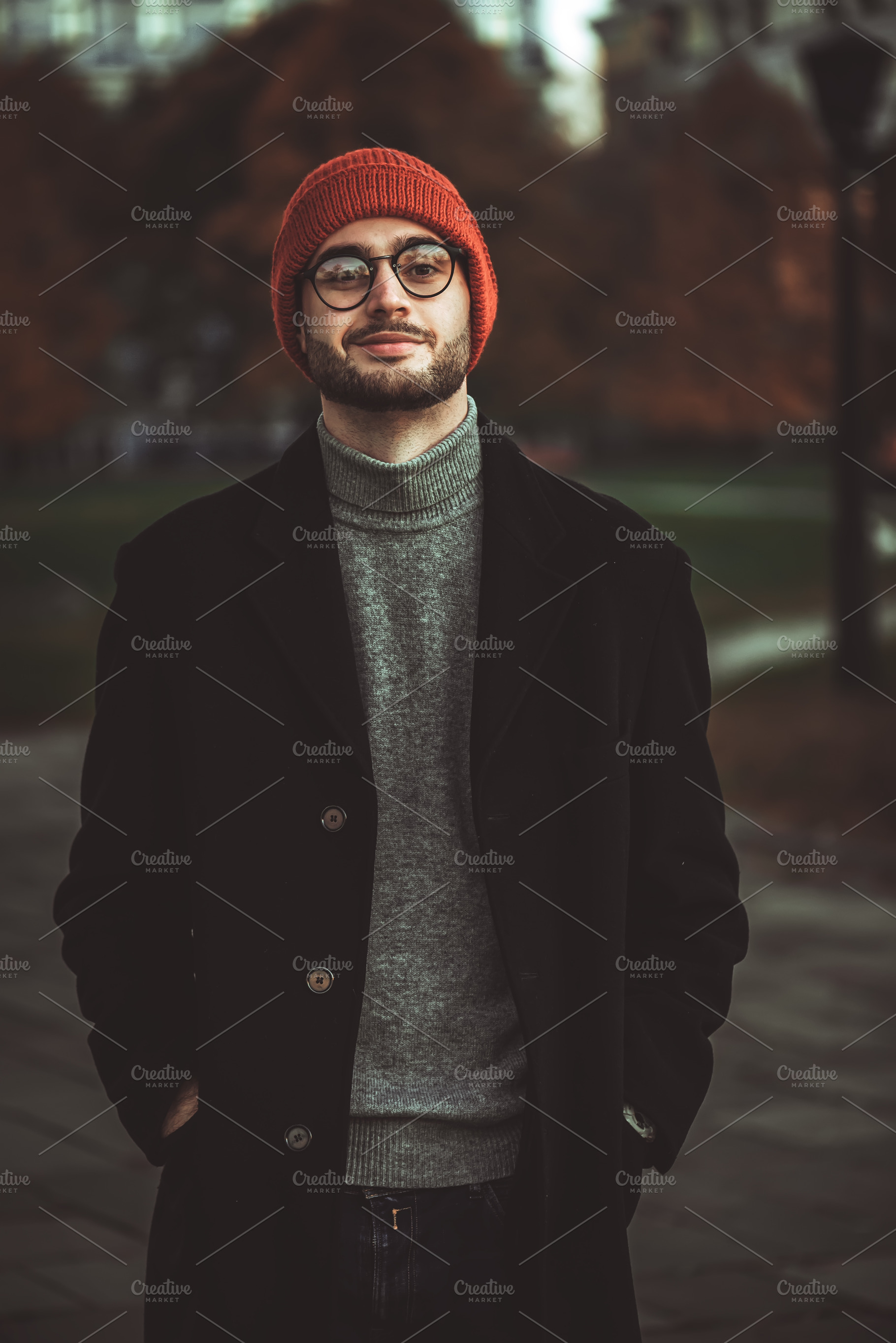 Evening portrait of a man containing portrait, lifestyle, and male, a Person Photo by Rov.7