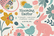 Spring Easter Clipart Collection, an Illustration by Hanna's ArtLab (Thumbnail 1 of 5)