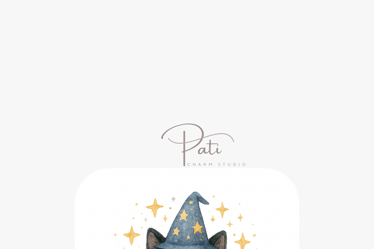 18 Black Cat Clipart, an Animal Illustration by Pati Charm Studio (Photo 6 of 8)