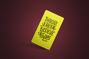 Vertical One Side Card Mockup x4, a Product Mockup by SmartDesigns (Thumbnail 9 of 9)