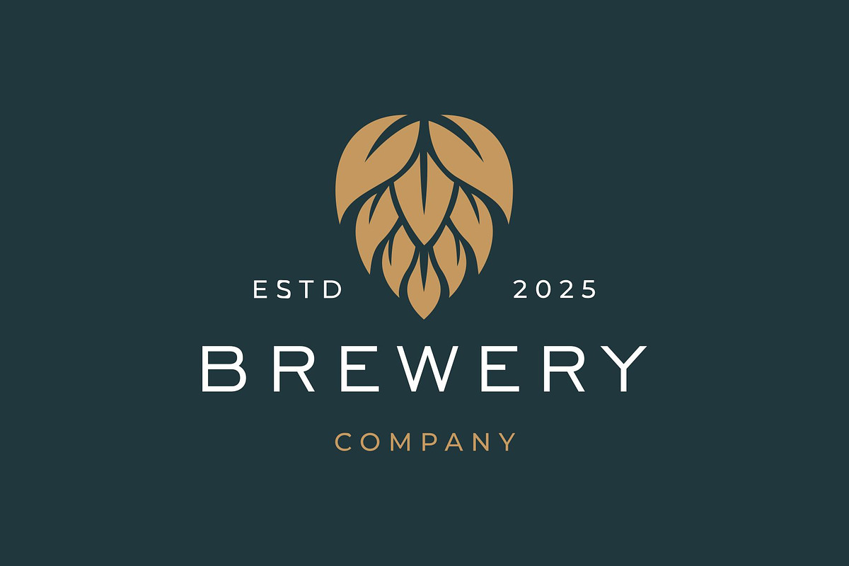 Brewery Hop Logo, a Branding & Logo Template by Buqancreative