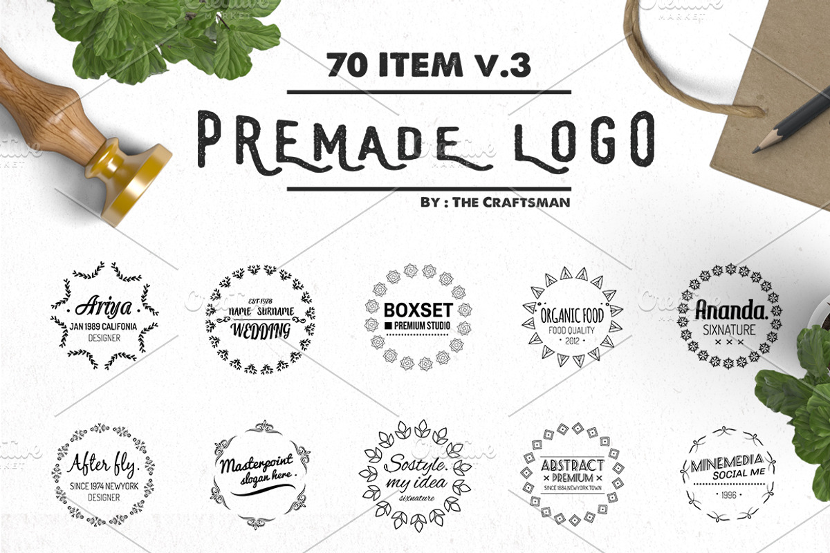 Logo Creation Kit, a Branding & Logo Template by The Craftsman