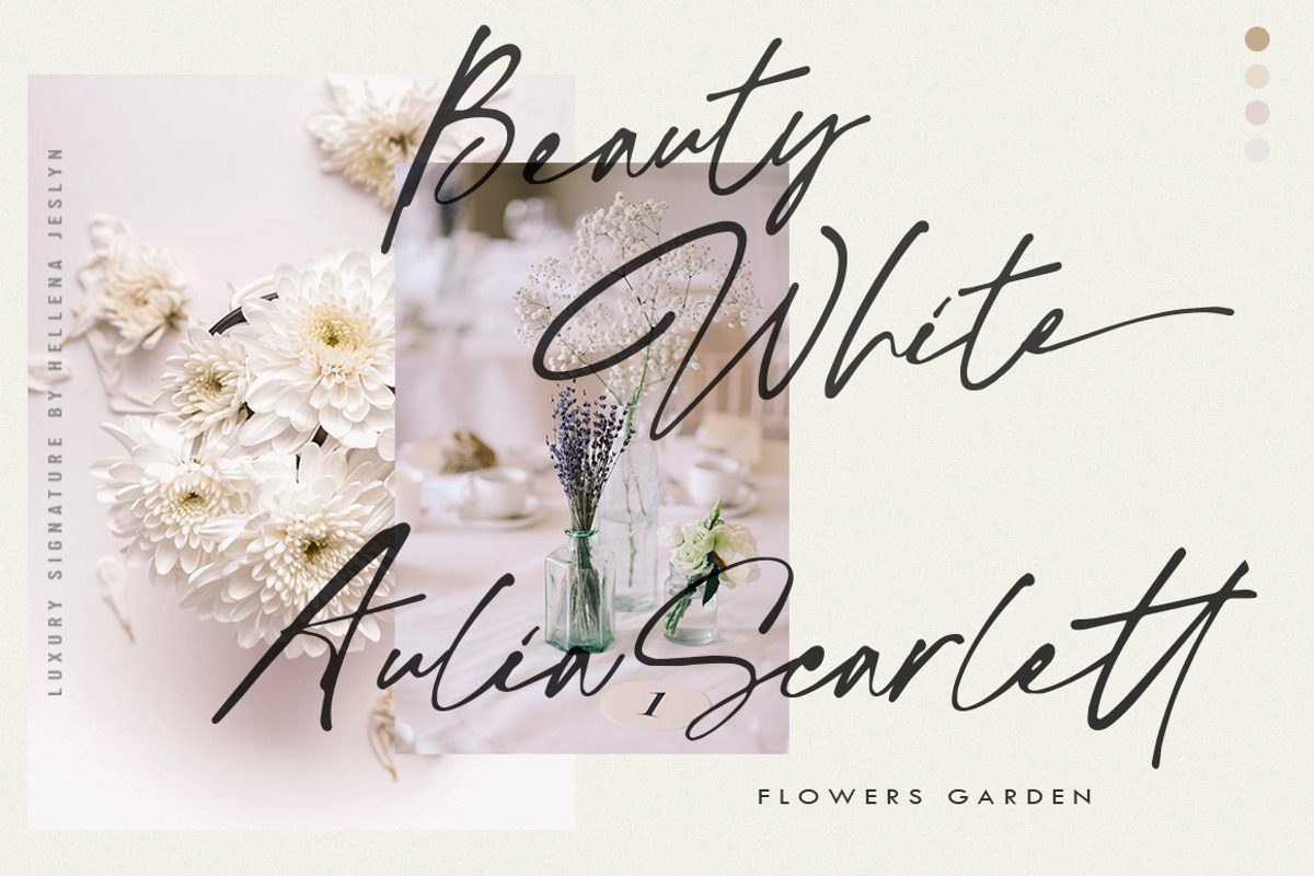 Scoottburg - Modern Calligraphy, a Script Font by Anxiety Studio (Photo 3 of 17)