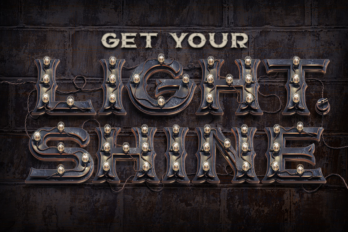 BIG City Light font preview 5