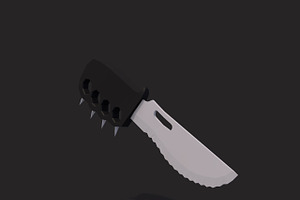 Low Poly Combat Knife V.1