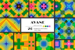 AVANE geometric seamless patterns.